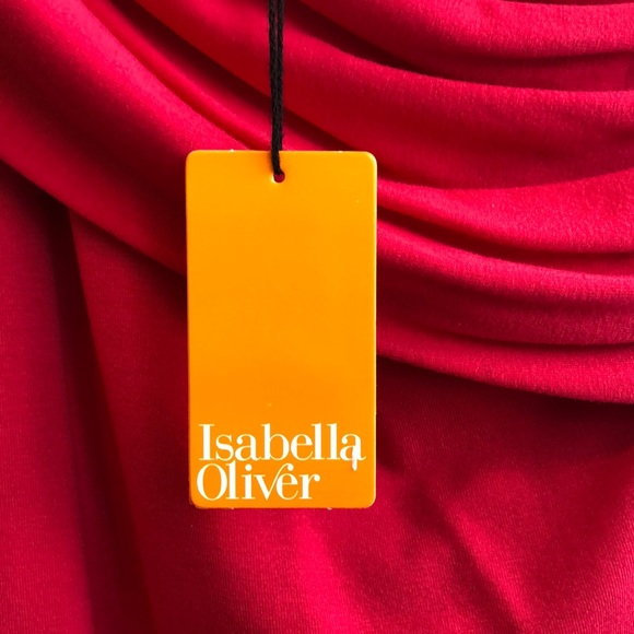 One Shoulder Isabella Oliver Dress Pink - Picture 2 of 3